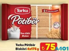 TORKU PETİBÖR BİSKÜVİ 4X175 G fiyat ve kampanya bilgisi